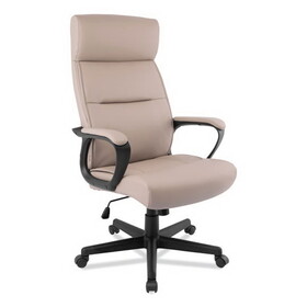 Alera ALEON41B59 Alera Oxnam Series High-Back Task Chair, Supports Up to 275 lbs, 17.56" to 21.38" Seat Height, Tan Seat/Back, Black Base