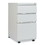 Alera ALEPBBBFLG File Pedestal with Full-Length Pull, Left/Right, 3-Drawers: Box/Box/File, Legal/Letter, Light Gray, 14.96" x 19.29" x 27.75", Price/EA