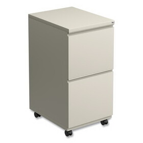 Alera ALEPBFFPY File Pedestal with Full-Length Pull, Left or Right, 2 Legal/Letter-Size File Drawers, Putty, 14.96" x 19.29" x 27.75"