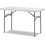 Alera ALEPT4824G Rectangular Plastic Folding Table, 48w x 24d x 29 1/4h, Gray, Price/EA