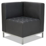 Alera ALEQB8016 Alera QUB Series Corner Sectional, 26.38w x 26.38d x 30.5h, Black