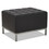 Alera ALEQB8216 Alera QUB Series Ottoman, 26.38w x 21.5d x 17.5h, Black, Price/EA