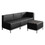 Alera ALEQB8216 Alera QUB Series Ottoman, 26.38w x 21.5d x 17.5h, Black, Price/EA