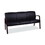 Alera ALERL2319M Alera Reception Lounge WL 3-Seat Sofa, 65.75w x 26d.13 x 33h, Black/Mahogany, Price/EA