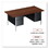 Alera ALESD7236BM Double Pedestal Steel Desk, Metal Desk, 72w x 36d x 29.5h, Mocha/Black, Price/EA