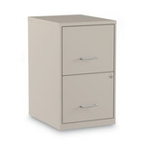 Alera ALESVF1824PY Soho Vertical File Cabinet, 2 Drawers: File/File, Letter, Putty, 14