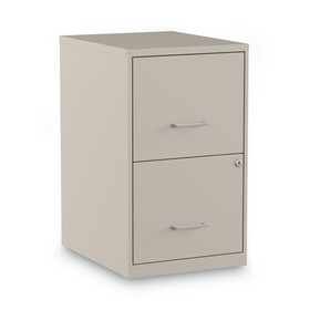 Alera ALESVF1824PY Soho Vertical File Cabinet, 2 Drawers: File/File, Letter, Putty, 14" x 18" x 24.1"