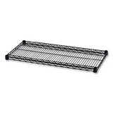 ALERA ALESW583618BL Industrial Wire Shelving Extra Wire Shelves, 36w X 18d, Black, 2 Shelves/carton