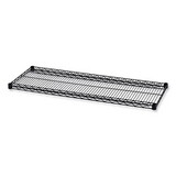 ALERA ALESW584818BL Industrial Wire Shelving Extra Wire Shelves, 48w X 18d, Black, 2 Shelves/carton