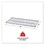 ALERA ALESW584824SR Industrial Wire Shelving Extra Wire Shelves, 48w X 24d, Silver, 2 Shelves/carton, Price/CT