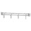 ALERA ALESW59HB418SR Hook Bars For Wire Shelving, Four Hooks, 18" Deep, Silver, 2 Bars/pack, Price/PK