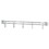 ALERA ALESW59HB424SR Hook Bars For Wire Shelving, Five Hooks, 24" Deep, Silver, 2 Bars/pack, Price/PK