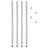Alera ALESW59PO36SR Stackable Posts For Wire Shelving, 36