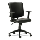 Alera ALETE4819 Alera Everyday Task Office Chair, Bonded Leather Seat/Back, Supports Up to 275 lb, 17.6