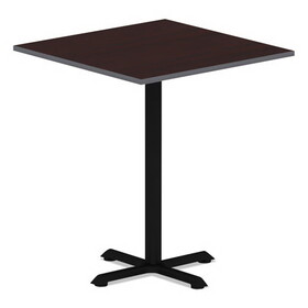 Alera ALETTSQ36CM Reversible Laminate Table Top, Square, 35.38w x 35.38d, Medium Cherry/Mahogany