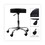 Alera ALEUS4716 Height Adjustable Lab Stool, 24.38" Seat Height, Supports up to 275 lbs., Black Seat/Black Back, Chrome Base, Price/EA