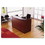 Alera ALEVA327236ES Valencia Series Reception Desk with Counter, 71w x 35.5d x 42.5h, Espresso, Price/EA