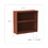 ALERA ALEVA633032MC Valencia Series Bookcase, Two-Shelf, 31 3/4w X 14d X 29 1/2h, Medium Cherry, Price/EA