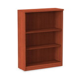 ALERA ALEVA634432MC Valencia Series Bookcase, Three-Shelf, 31 3/4w X 14d X 39 3/8h, Medium Cherry