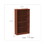 ALERA ALEVA635632MC Valencia Series Bookcase, Four-Shelf, 31 3/4w X 14d X 55h, Medium Cherry, Price/EA