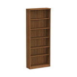 Alera ALEVA638232WA Alera Valencia Series Bookcase, Six-Shelf, 31 3/4w x 14d x 80 1/4h, Mod Walnut