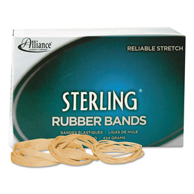 ALLIANCE RUBBER ALL24085 Sterling Rubber Bands Rubber Bands, 8, 7/8 X 1/16, 7100 Bands/1lb Box