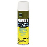 Misty 1001482 Heavy-Duty Glass Cleaner, Citrus, 20oz Aerosol, 12/Carton