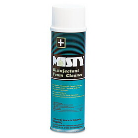 Misty 1001907 Disinfectant Foam Cleaner, Fresh Scent, 19oz Aerosol, 12/Carton