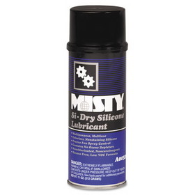Misty 1033585 Si-Dry Silicone Spray Lubricant, Aerosol, 11oz, 12/Carton