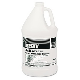 Misty 1038771 Redi-Steam Carpet Cleaner, Pleasant Scent, 1gal Bottle, 4/Carton