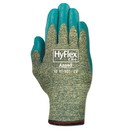 AnsellPro 103366 HyFlex 501 Medium-Duty Gloves, Size 8, Kevlar/Nitrile, Blue/Green, 12 Pairs