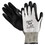 AnsellPro 104780 HyFlex Dyneema Cut-Protection Gloves, Gray, Size 9, 12 Pairs, Price/PK