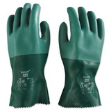 AnsellPro 103626 Scorpio Neoprene Gloves, Green, Size 10, 12 Pairs
