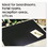 Artistic AOP2036LE Leather Desk Pad with Coaster, 20 x 36, Black, Price/EA