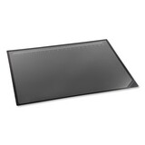 ARTISTIC LLC AOP41100S Lift-Top Pad Desktop Organizer With Clear Overlay, 24 X 19, Black