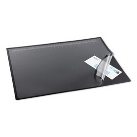 ARTISTIC LLC AOP41200S Lift-Top Pad Desktop Organizer With Clear Overlay, 31 X 20, Black