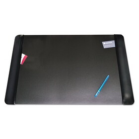 ARTISTIC LLC AOP413861 Executive Desk Pad With Leather-Like Side Panels, 36 X 20, Black