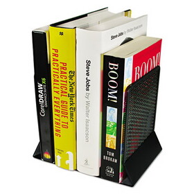 Artistic AOPART20008 Urban Collection Punched Metal Bookends, 6 1/2 X 6 1/2 X 5 1/2, Black