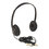 AMPLIVOX PORTABLE SOUND SYS. APLSL1006 Personal Multimedia Stereo Headphones With Volume Control, Black, Price/EA