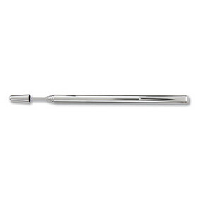 Apollo V18001 Slimline Pen-Size Pocket Pointer w/Clip, Extends to 24-1/2", Silver