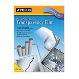ACCO BRANDS APOPP201C B/w Laser Transparency Film W/removable Sensing Stripe, Letter, Clear, 100/bx