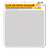 Allsop ASP30202 Accutrack Slimline Mouse Pad, Silver, 8 3/4