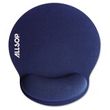 Allsop ASP30206 MousePad Pro Memory Foam Mouse Pad with Wrist Rest, 9 x 10, Blue