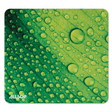 allsop ASP31624 Naturesmart Mouse Pad, 8.5 x 8, Leaf Raindrop Design