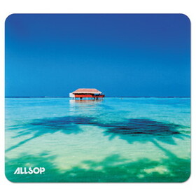 allsop 31625 Naturesmart Mouse Pad, Tropical Maldives, 8 1/2 x 8 x 1/10