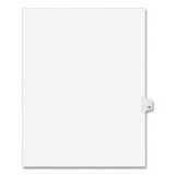 Avery AVE01016 Avery-Style Legal Exhibit Side Tab Divider, Title: 16, Letter, White, 25/pack