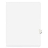 Avery AVE01018 Avery-Style Legal Exhibit Side Tab Divider, Title: 18, Letter, White, 25/pack