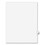 Avery AVE01020 Avery-Style Legal Exhibit Side Tab Divider, Title: 20, Letter, White, 25/pack, Price/PK