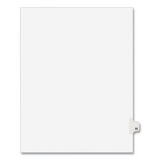 Avery AVE01022 Avery-Style Legal Exhibit Side Tab Divider, Title: 22, Letter, White, 25/pack