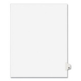 Avery AVE01023 Avery-Style Legal Exhibit Side Tab Divider, Title: 23, Letter, White, 25/pack